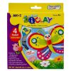 Poza cu Plastilina Amos iClay IC18P4, 4x18g, set 4 culori