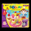 Poza cu Plastilina Amos iClay IC18P6BK, cu accesorii Bakery