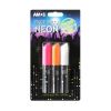 Poza cu Face Deco AMOS Neon FD10B3-ND, set de 3 culori: roz, portocaliu, alb