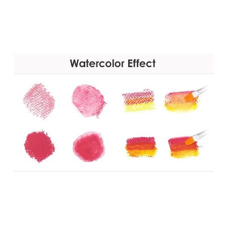 Poza cu Creioane cerate Amos CRX5PC6, 6 culori, cutie PVC