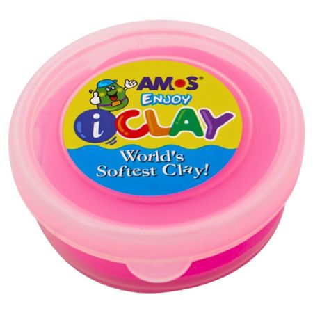 Poza cu Plastilina Amos iClay PVCIC18G, 18g, culori fosforescente