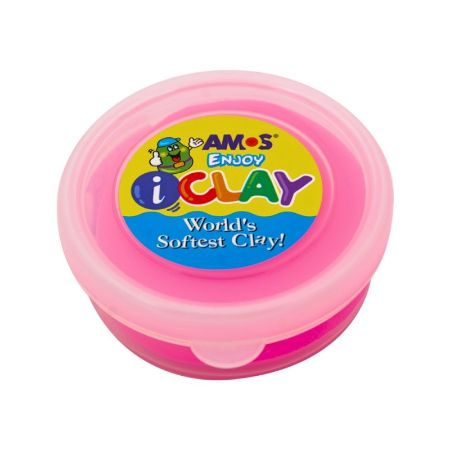 Poza cu Plastilina Amos iClay PVCIC18G, 18g, culori fosforescente