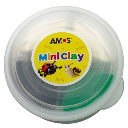 Poza cu Plastilina Amos iClay AM-27, 30g, diverse modele, cutie 4 culori