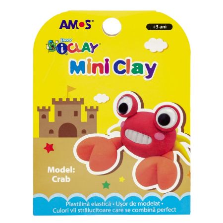 Poza cu Plastilina Amos iClay AM-27, 30g, diverse modele, cutie 4 culori