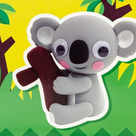 Poza cu Plastilina Amos iClay AM-27, 30g, diverse modele, cutie 4 culori