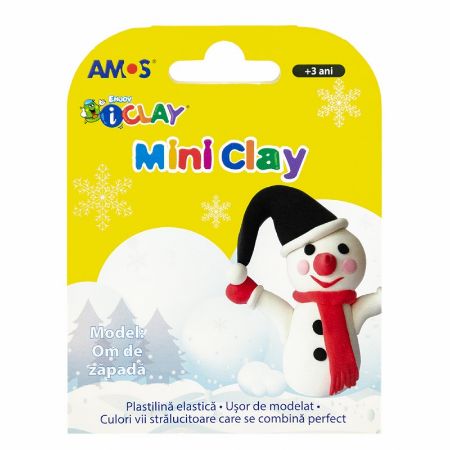 Poza cu Plastilina Amos iClay AM-27, 30g, diverse modele, cutie 4 culori