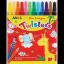 Poza cu Creioane cerate Amos Twister RC12PST, 12 culori, blister PVC