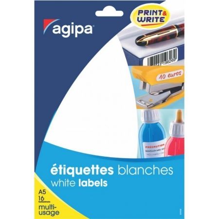 Poza cu Etichete autocolante Agipa 114303, 294/A5, 8mm, permanente, rotund, rosu, top 10 coli (2940 etichete)