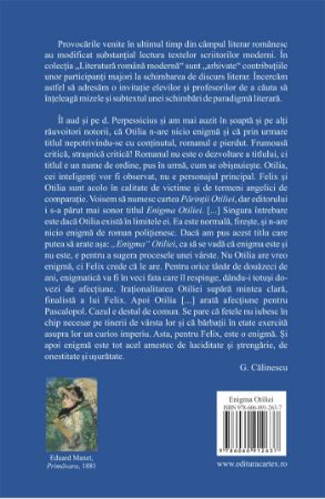 Poza cu Enigma Otiliei-George Calinescu