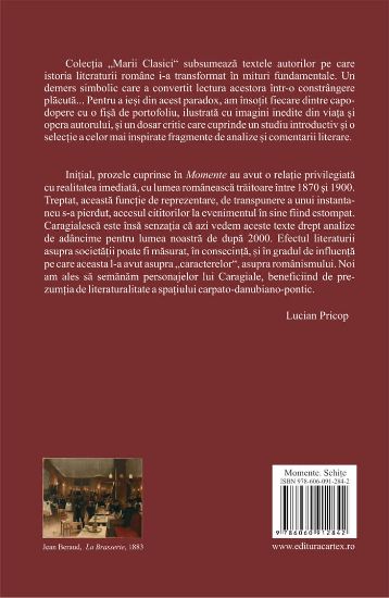 Poza cu Momente. Schite-I.L.Caragiale