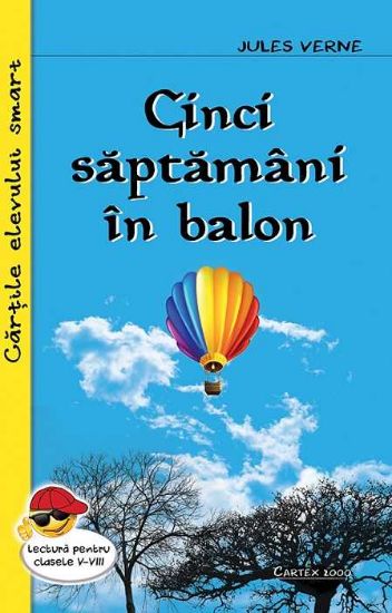 Poza cu Cinci saptamani in balon-Jules Verne