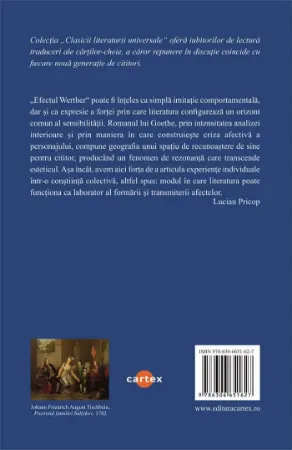 Poza cu Suferintele tanarului Werther-J.W.Goethe