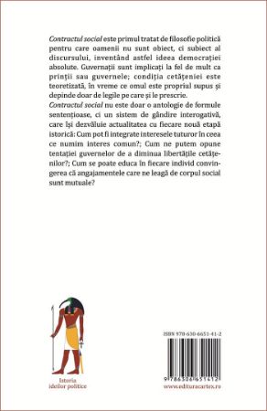 Poza cu Contractul social -Jean-Jacques Rousseau