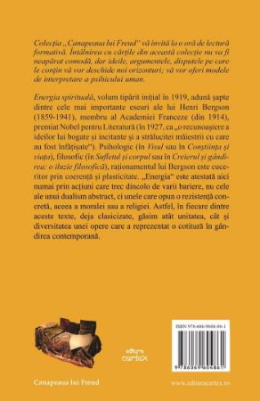 Poza cu Energia spirituala-Henri Bergson