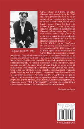 Poza cu Romanul adolescentului miop