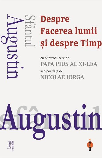 Poza cu Sfantul Augustin, Despre Facerea lumii si despre Timp