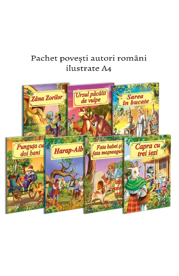 Poza cu Pachet povesti autori romani - ILUSTRATE A4