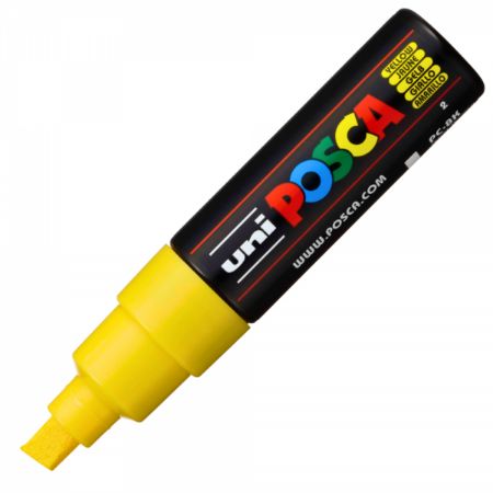 Poza cu Marker UNI Posca PC-8K, varf tesit, 8.0mm
