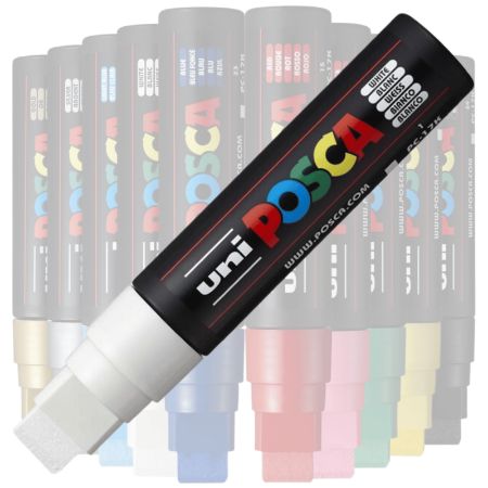 Poza cu Marker UNI Posca PC-17K, varf tesit, 15.0mm