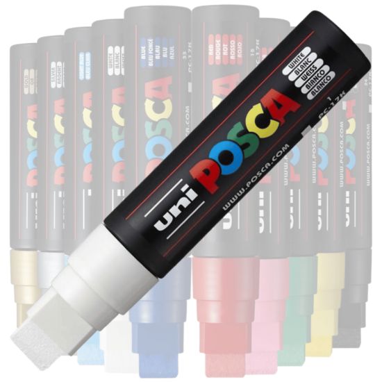 Poza cu Marker UNI Posca PC-17K, varf tesit, 15.0mm