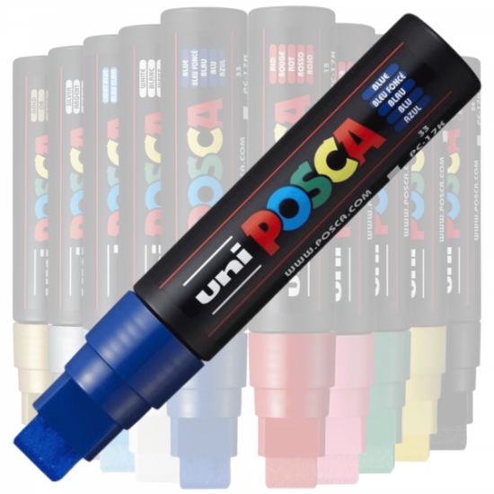 Poza cu Marker UNI Posca PC-17K, varf tesit, 15.0mm