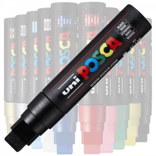 Poza cu Marker UNI Posca PC-17K, varf tesit, 15.0mm