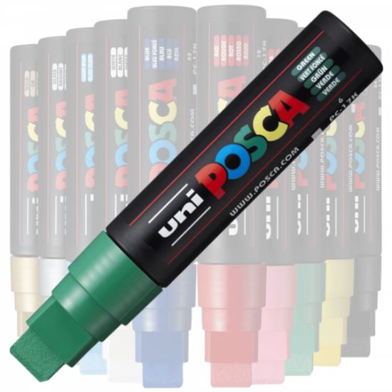 Poza cu Marker UNI Posca PC-17K, varf tesit, 15.0mm