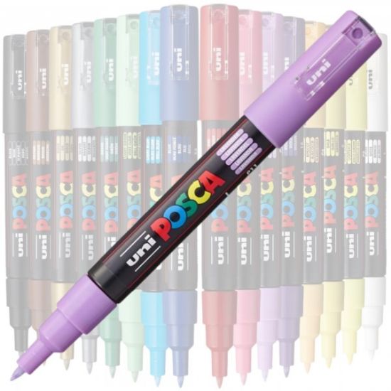 Poza cu Marker UNI Posca PC-1M, varf rotund, 0.7mm