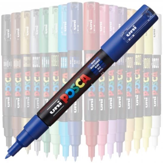 Poza cu Marker UNI Posca PC-1M, varf rotund, 0.7mm