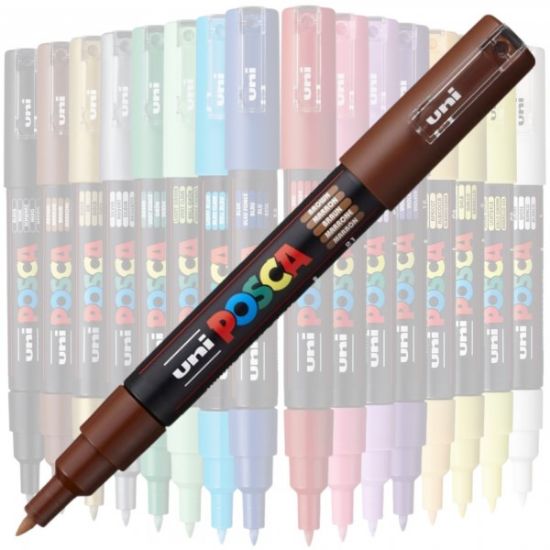 Poza cu Marker UNI Posca PC-1M, varf rotund, 0.7mm