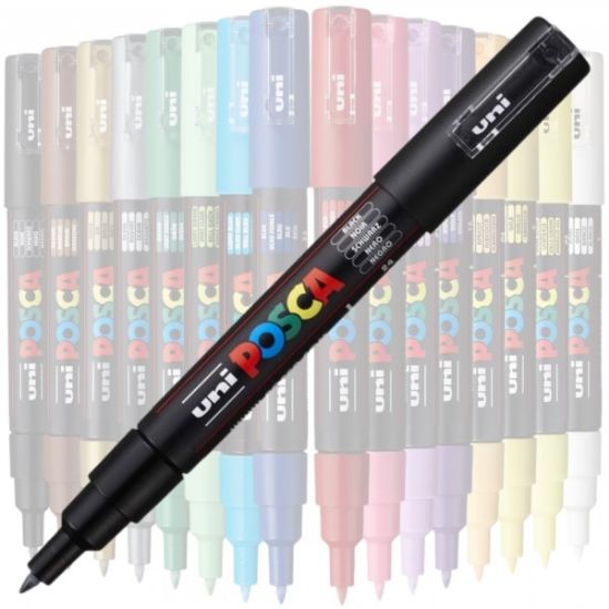 Poza cu Marker UNI Posca PC-1M, varf rotund, 0.7mm