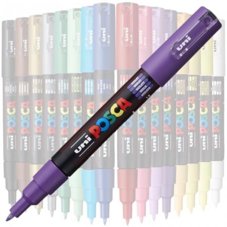 Poza cu Marker UNI Posca PC-1M, varf rotund, 0.7mm