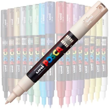 Poza cu Marker UNI Posca PC-1M, varf rotund, 0.7mm