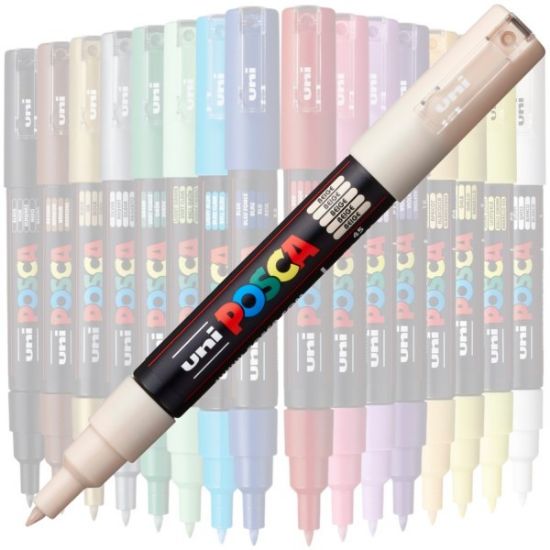 Poza cu Marker UNI Posca PC-1M, varf rotund, 0.7mm