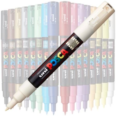 Poza cu Marker UNI Posca PC-1M, varf rotund, 0.7mm