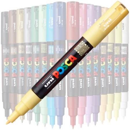 Poza cu Marker UNI Posca PC-1M, varf rotund, 0.7mm