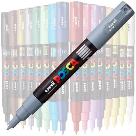 Poza cu Marker UNI Posca PC-1M, varf rotund, 0.7mm