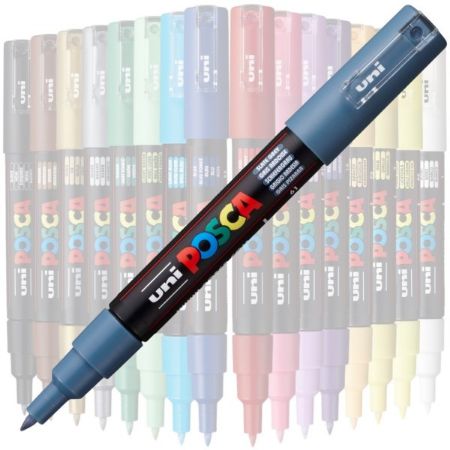 Poza cu Marker UNI Posca PC-1M, varf rotund, 0.7mm