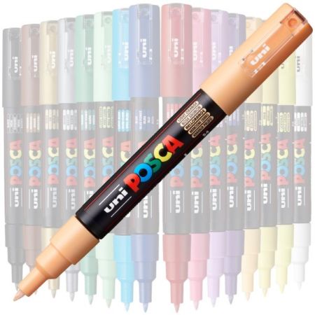 Poza cu Marker UNI Posca PC-1M, varf rotund, 0.7mm