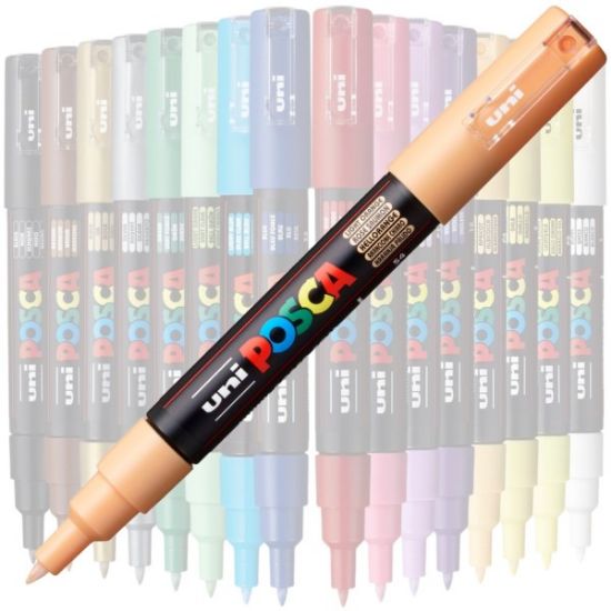 Poza cu Marker UNI Posca PC-1M, varf rotund, 0.7mm