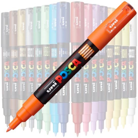 Poza cu Marker UNI Posca PC-1M, varf rotund, 0.7mm