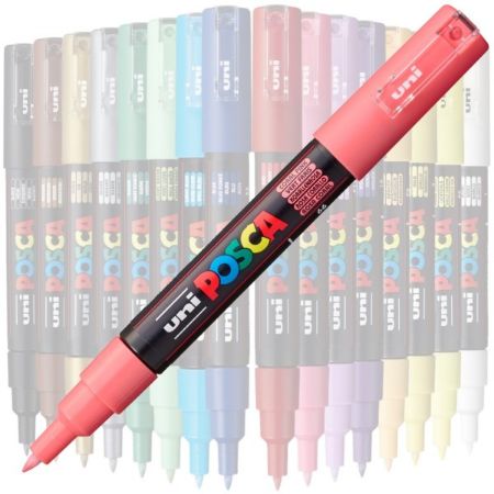 Poza cu Marker UNI Posca PC-1M, varf rotund, 0.7mm