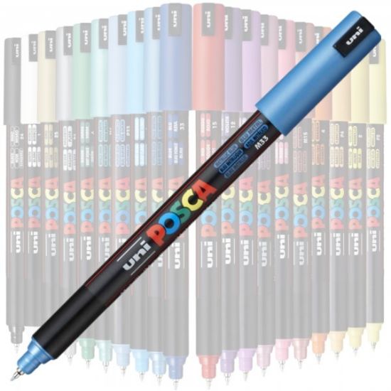 Poza cu Marker UNI Posca PC-1MR, varf fin metalic, 0.7mm