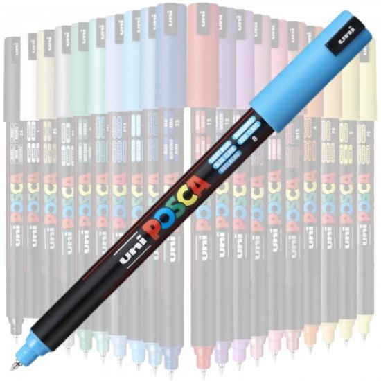 Poza cu Marker UNI Posca PC-1MR, varf fin metalic, 0.7mm