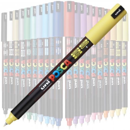 Poza cu Marker UNI Posca PC-1MR, varf fin metalic, 0.7mm