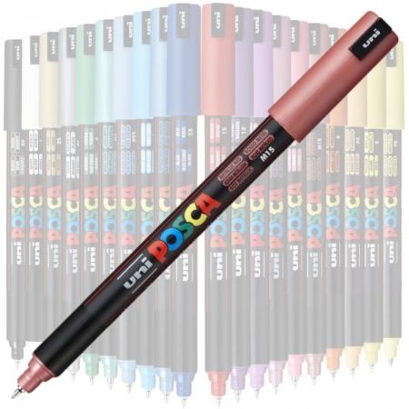 Poza cu Marker UNI Posca PC-1MR, varf fin metalic, 0.7mm