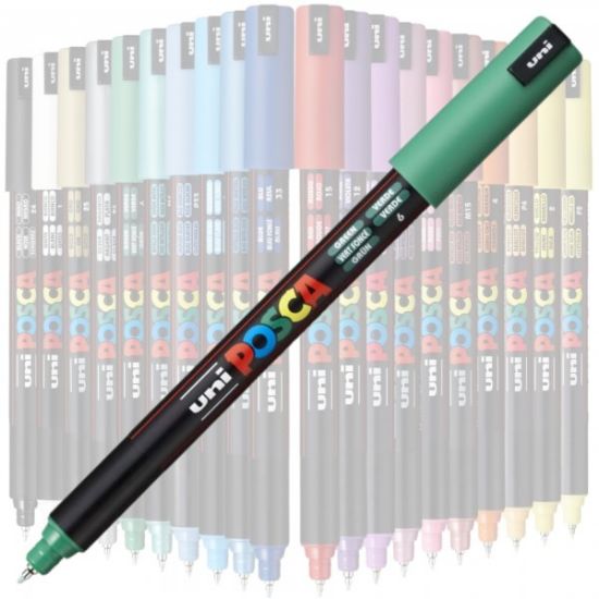 Poza cu Marker UNI Posca PC-1MR, varf fin metalic, 0.7mm