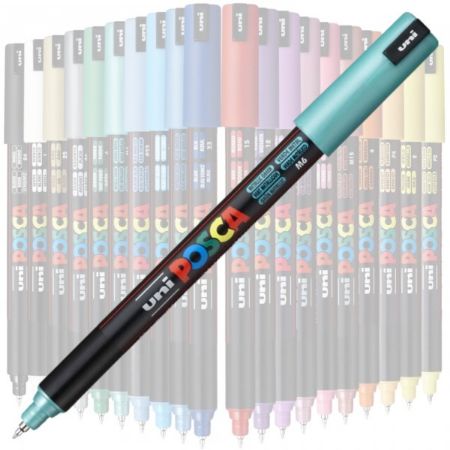Poza cu Marker UNI Posca PC-1MR, varf fin metalic, 0.7mm