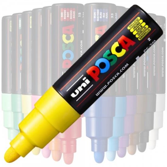 Poza cu Marker UNI Posca PC-7M, varf rotund, 4.5-5.5mm