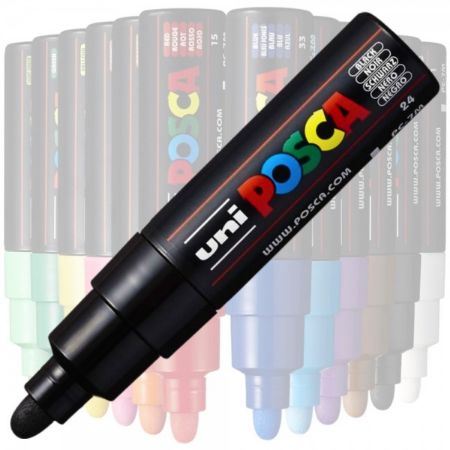 Poza cu Marker UNI Posca PC-7M, varf rotund, 4.5-5.5mm